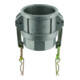 Kamlok Mutterteil Typ D DN40, IG 1.1/2", Alu-1