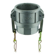 Kamlok Mutterteil Typ D DN40, IG 1.1/2", Alu