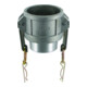 Kamlok Partie écrou Type B DN200, Mâle 8", Aluminium-1