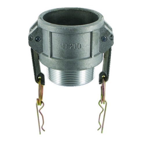 Kamlok Partie écrou Type B DN200, Mâle 8", Aluminium