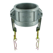 Kamlok Partie écrou Type DC DN125, Capuchon, Aluminium