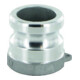 Kamlok Partie mâle Type A DN15, FI 1/2", Alu-1