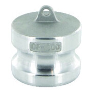 Kamlok Partie mâle type DP DN15, bouchon, alu