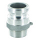 Kamlok Partie mâle Type F DN40, AG 1,1/2", alu-1