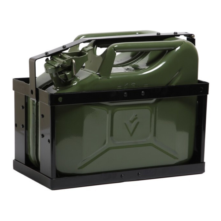 Kanisterhalterung L.377mm B.174mm H.293mm Tiefschwarz RAL 9005 2,17kg VALPRO