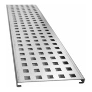 Kantfuchs Entwässerungsrinne PRO Style, Trittblech, MAGNELIS Stahl Natur, 1000 x 150 x 10mm