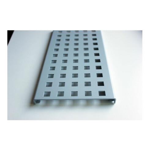 Kantfuchs24 Entwässerungsrinne PRO Style, Trittblech, MAGNELIS Stahl RAL9006, 1000 x 150 x 10mm