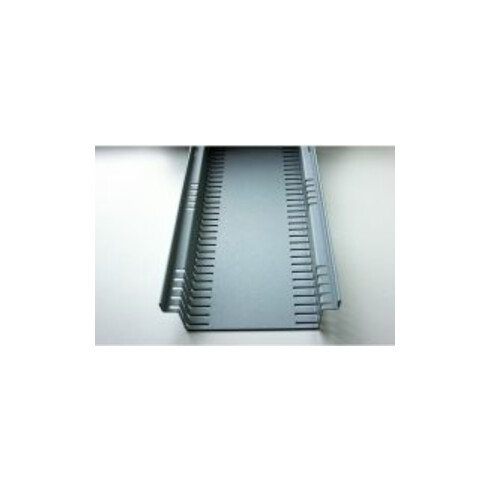 Kantfuchs24 Entwässerungsrinne PRO Style, Wasserrinne, MAGNELIS Stahl RAL9006, 1000 x 150 x 50mm