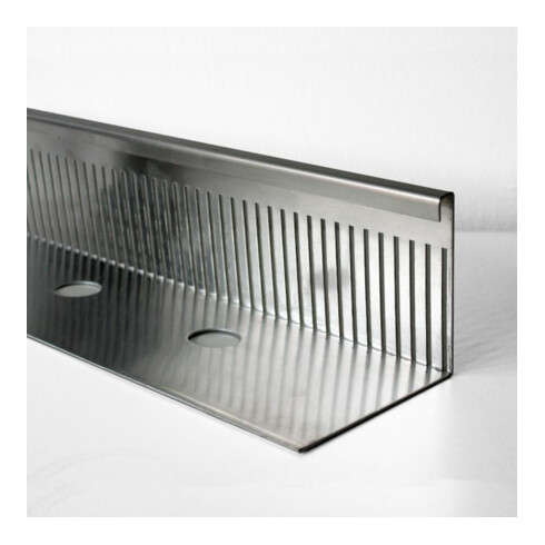 Kantfuchs Kiesfangleiste Alu (1,5mm), 120mm x 2,5m