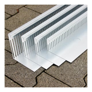 Kantfuchs24 Kiesfangleiste MAGNELIS Stahl (0,75mm) 120mm x 2,5m