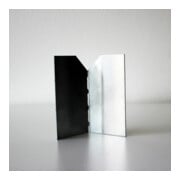 Kantfuchs Kiesfangleisteneckverbinder Alu (1,5mm), Höhe 120 mm