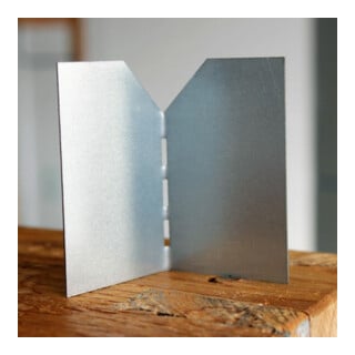Kantfuchs24 Kiesfangleisteneckverbinder MAGNELIS Stahl, Höhe 80 mm