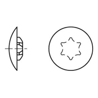 Kappen f. Torx rehbraun RAL 8007 S