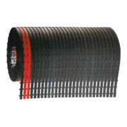 Kappes Bodenmatte ErgoPlus laufender Meter schwarz mit rotem Sicherheitsstreifen