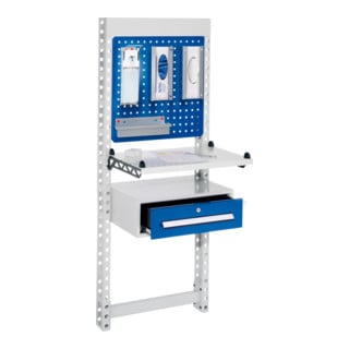 Kappes ErgoPlus Steharbeitsplatz Mod 1 RAL 7035 /5010 H1650 mm x B670 mm