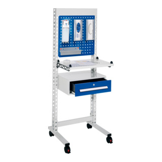 Kappes ErgoPlus Steharbeitsplatz Mod 1 RAL 7035 /5010 H1770 mm x B670 mm, 7315.01.0116