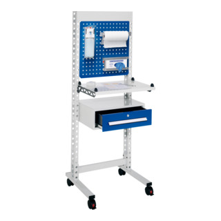 Kappes ErgoPlus Steharbeitsplatz Mod 2 RAL 7035 /5010 H1770 mm x B670 mm, 7315.02.0116