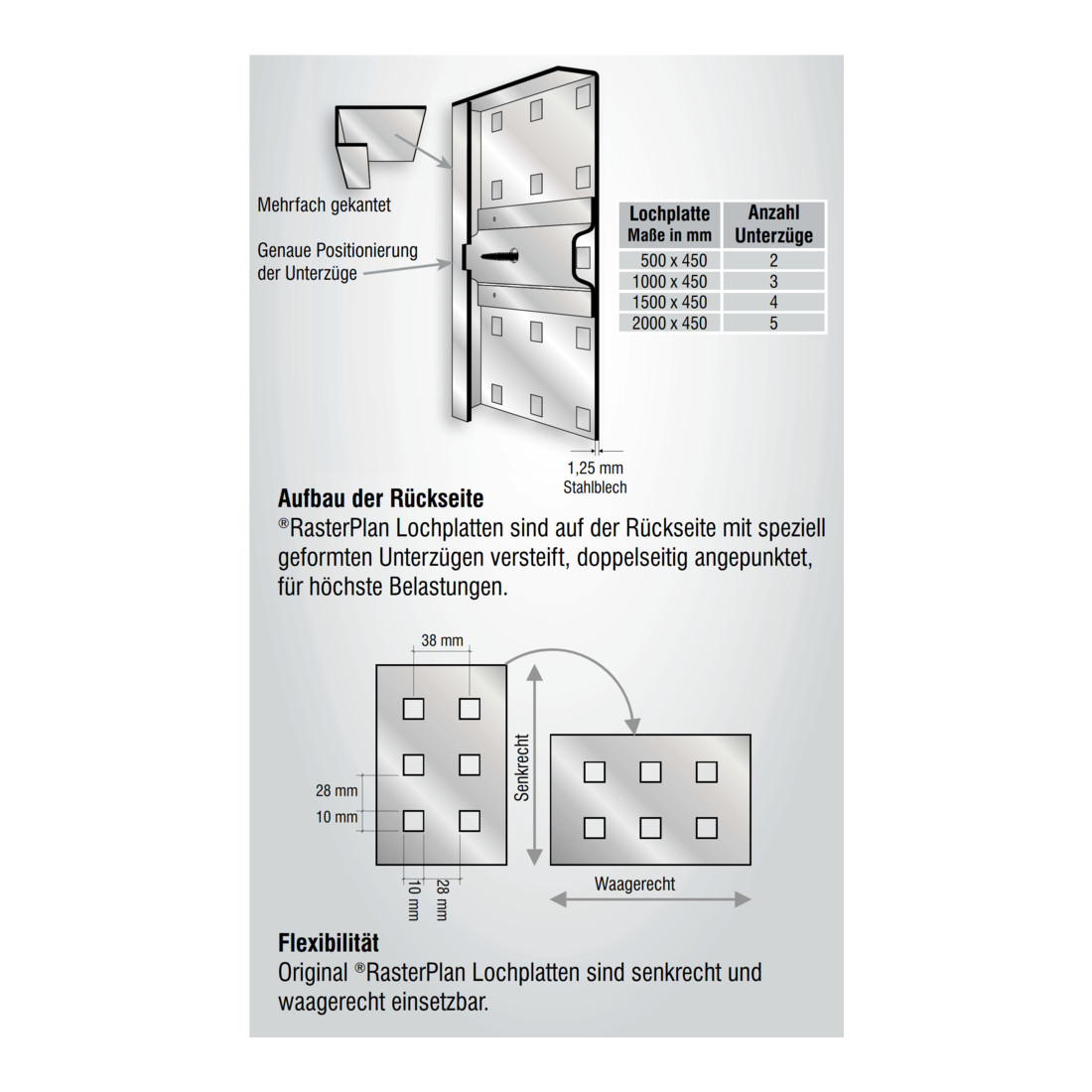 Kappes Flyer/Zettelbox RasterPlan anthrazitgrau