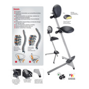 Kappes Fußauflage ErgoPlus 3000 RAL 9005-5