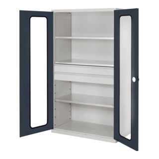 Kappes Großvolumenschrank RasterPlan RAL 7035/7016 Sichtfenster Ausstattung 3