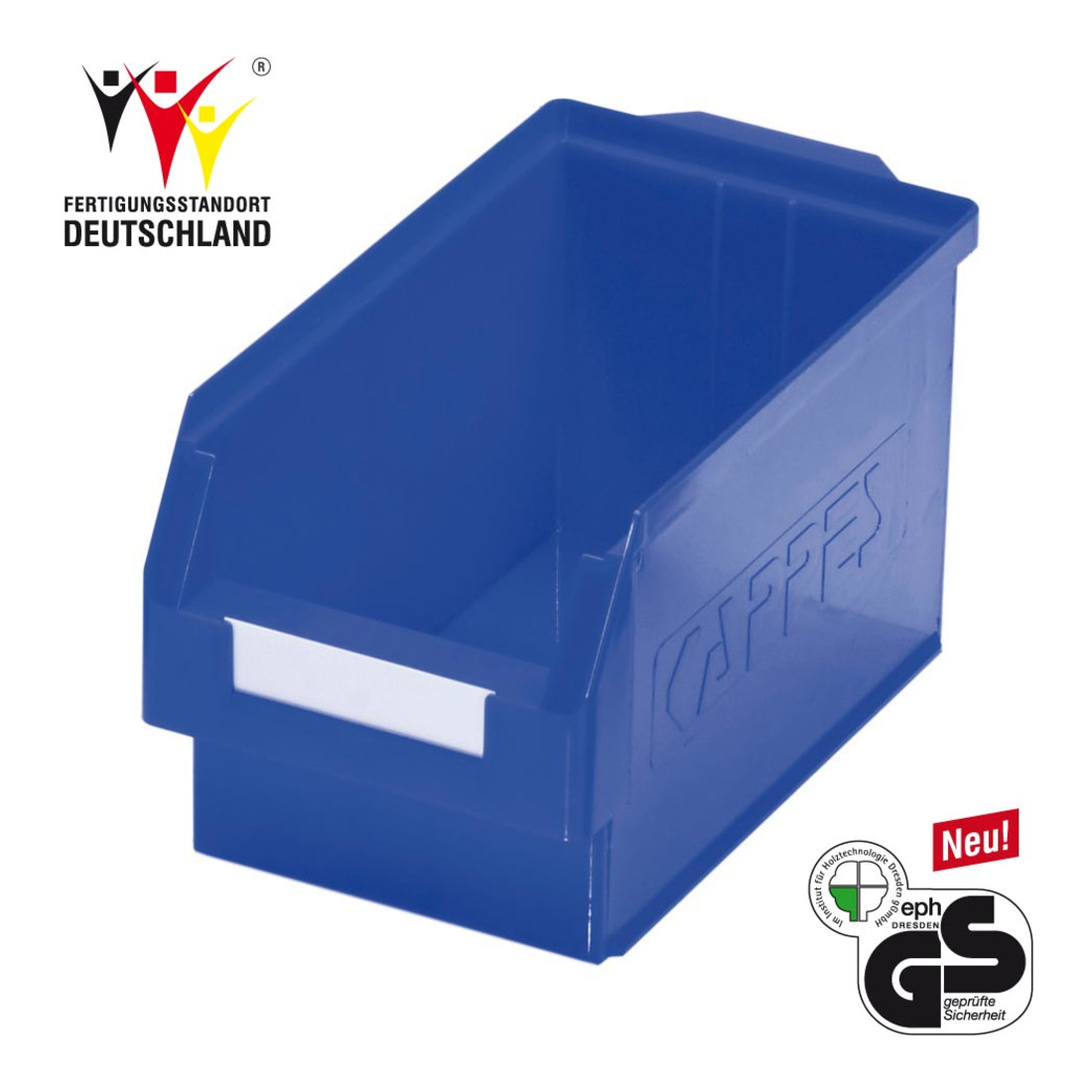 Kappes Lagersichtkasten RasterPlan Gr. 3 blau