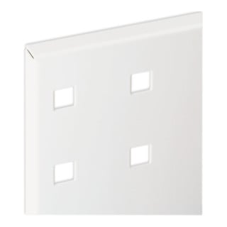 Kappes Lochplatte RasterPlan RAL 9010 reinweiß 450 mm breit