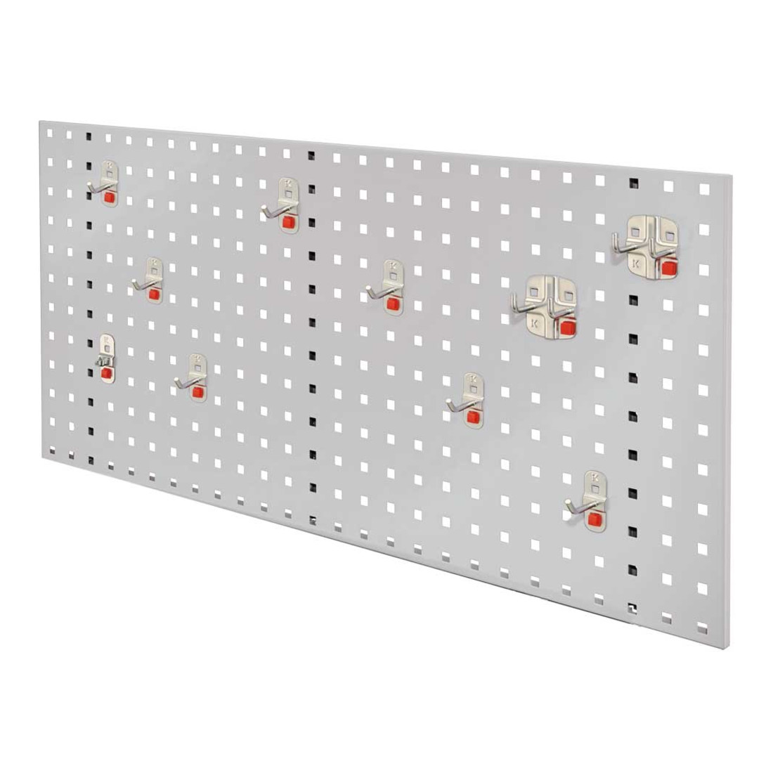 Kappes Lochplatten RasterPlan/ABAX Einsteigerset 1 RAL 7035 mit Ausstattung