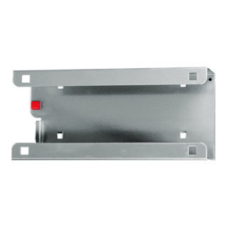 Kappes RasterPlan/ABAX Spenderboxhalter 1-fach H286 mm x B130 mm x T80 mm alufarben