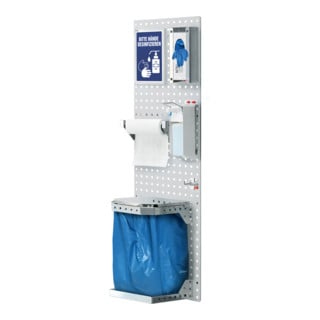 Kappes RasterPlan Lochplatte Modell 1 H1500 mm x B450 mm RAL 7035