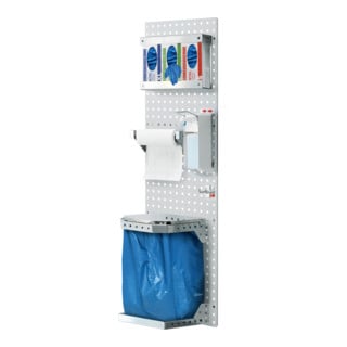 Kappes RasterPlan Lochplatte Modell 3 H1500 mm x B450 mm RAL 7035