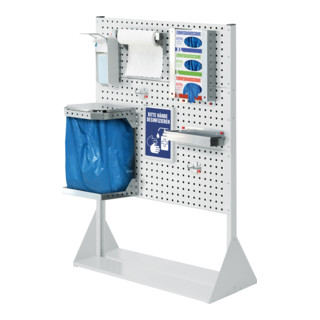 Kappes RasterPlan Stellwand Gr.4 einseitig H1450 mm x B1000 mm x T430 mm RAL 7035, 7008.11.1013