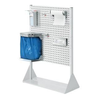 Kappes RasterPlan Stellwand Gr.4 einseitig H1450 mm x B1000 mm x T430 mm RAL 7035, 7008.13.1013