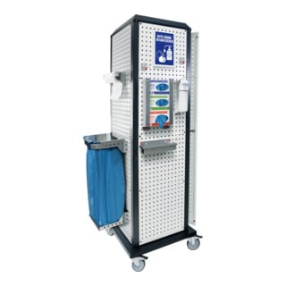 Kappes RasterPlan ToolTower groß Mod 1 mobil RAL 7035/7016 mit Tür