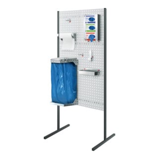 Kappes RasterPlan Trennwand Einzelfeld L1000 mm H1500 mm RAL 7035/7016, 7240.11.0124