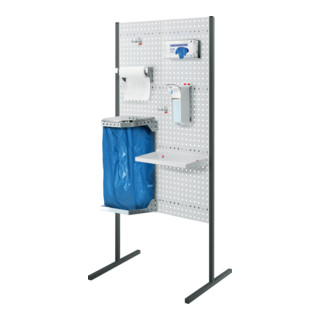 Kappes RasterPlan Trennwand Einzelfeld L1000 mm H1500 mm RAL 7035/7016, 7240.12.0124