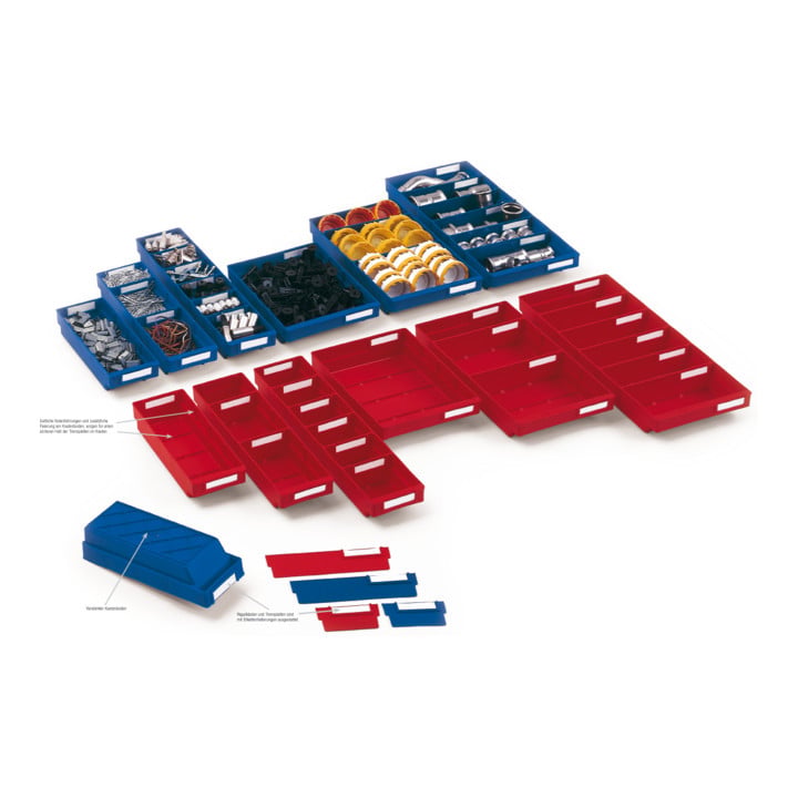 Kappes Regalkasten Mod. 320 rot 300 x 240 x 65 mm für 3 Trennplatten
