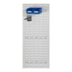 Kappes Schlitzplatte RasterPlan RAL 9010 B450 x H1000 mm Hochformat