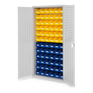 Kappes Schlitzplattenschrank RasterPlan RAL 7035 Mod. 53 Schlitzplattentüren