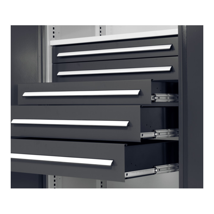 Kappes Schublade Schwerlast RAL 7016 H125 mm x B1000 mm Vollauszug