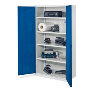 Kappes Schwerlastschrank OMT Mod. 41 RAL7035/5010 Vollblechtüren
