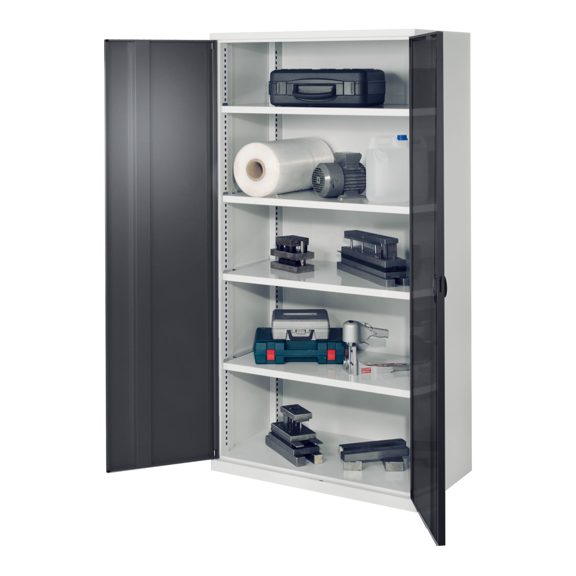 Kappes Schwerlastschrank OMT Mod. 41 RAL7035/7016 Vollblechtüren