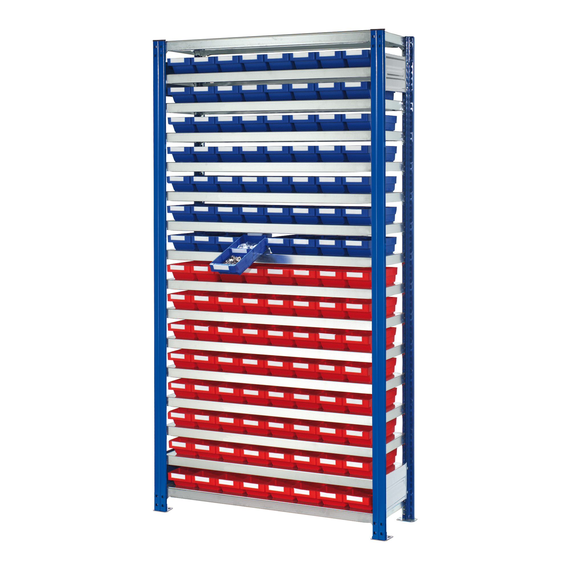 Kappes Steckregal RasterPlan mit Regalkästen Mod. 20 2000 x 1000 x 500 mm GF RAL-RG614 H44