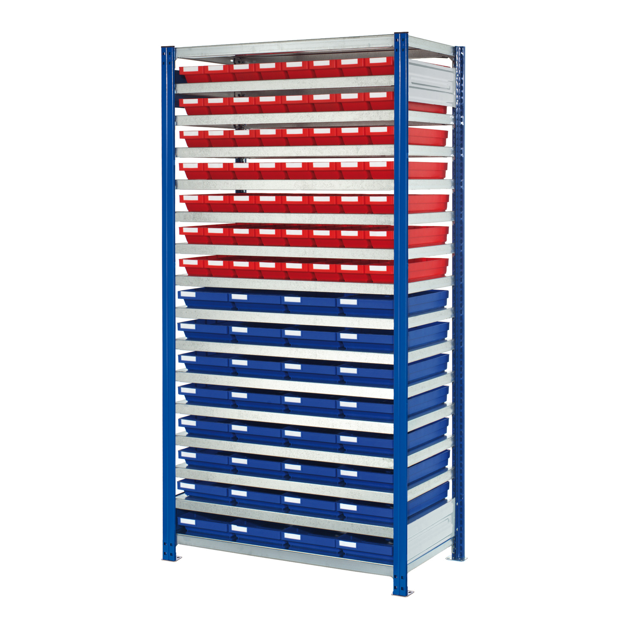 Kappes Steckregal RasterPlan mit Regalkästen Mod. 22 2000 x 1000 x 500 mm GF RAL-RG614 H44