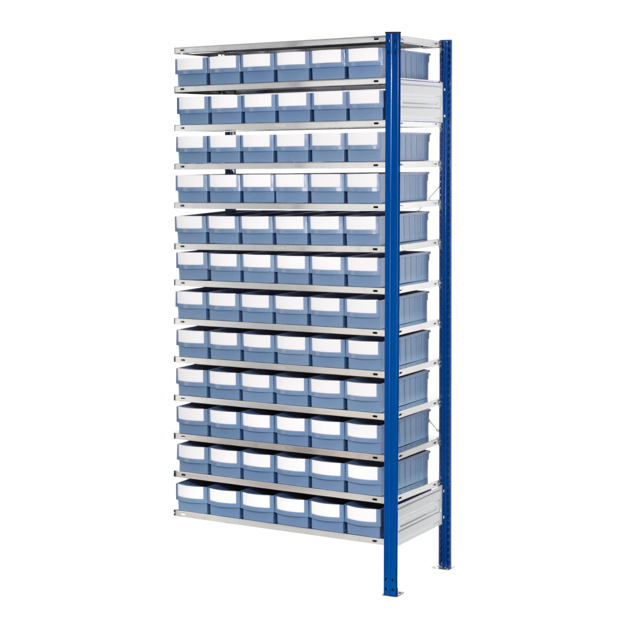 Kappes Steckregal RasterPlan mit Volumenkästen Mod. 31 2000 x 1000 x 400 mm AF taubenblau