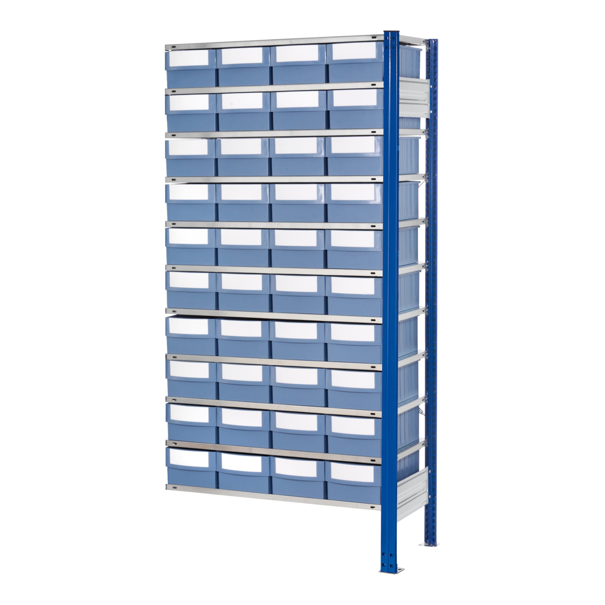 Kappes Steckregal RasterPlan mit Volumenkästen Mod. 32 2000 x 1000 x 600 mm AF taubenblau