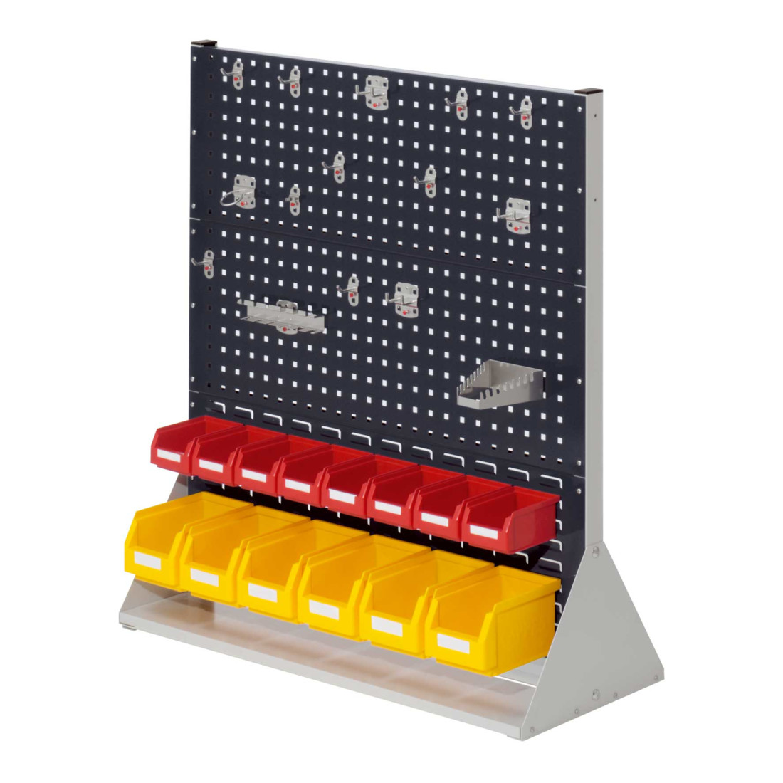 Kappes Stellwand RasterPlan Gr. 3 doppelseitig RAL 7035/7016 mit Ausstattung 4