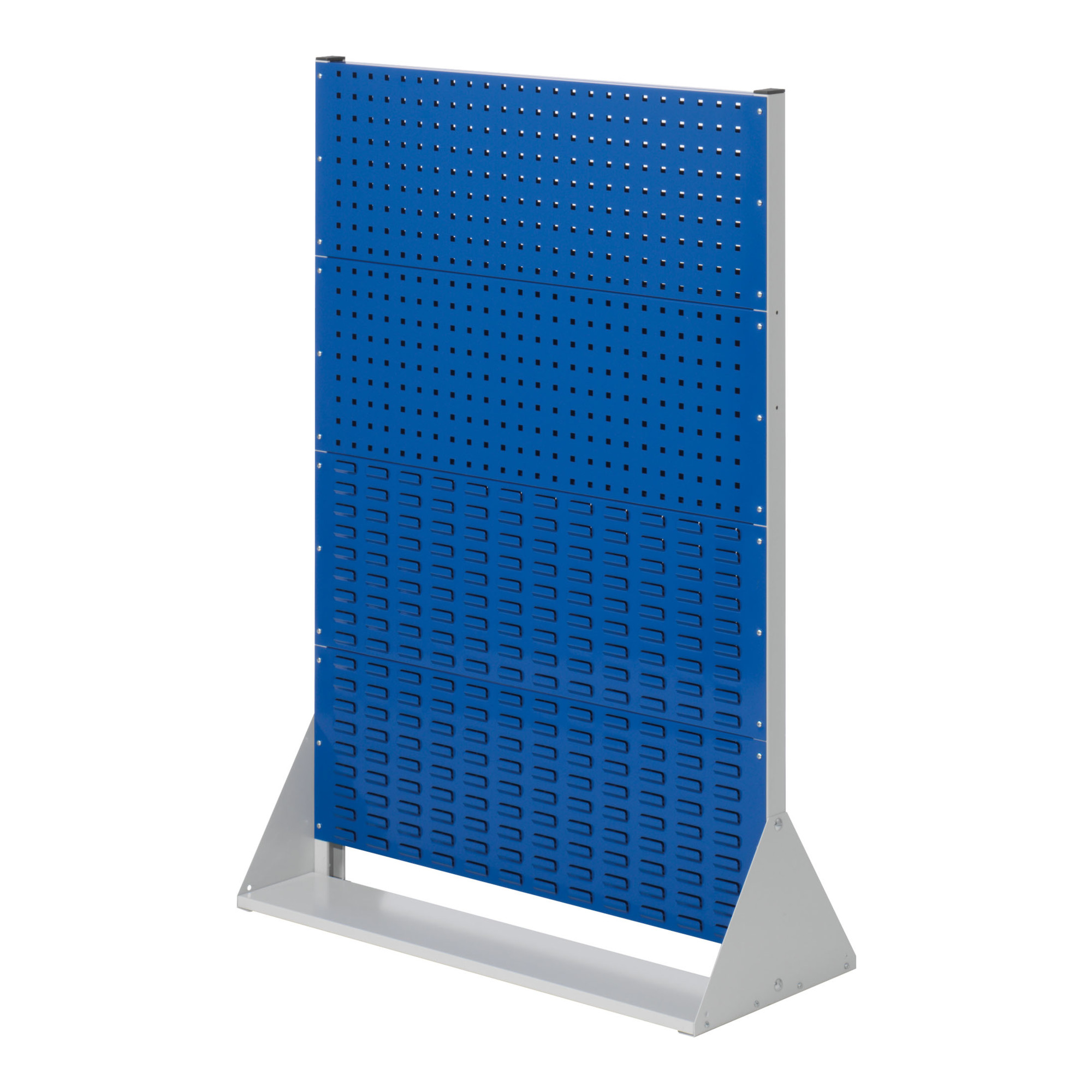 Kappes Stellwand RasterPlan Gr. 4 doppelseitig RAL 7035/5010 4 Loch-/4 Schlitzplatten