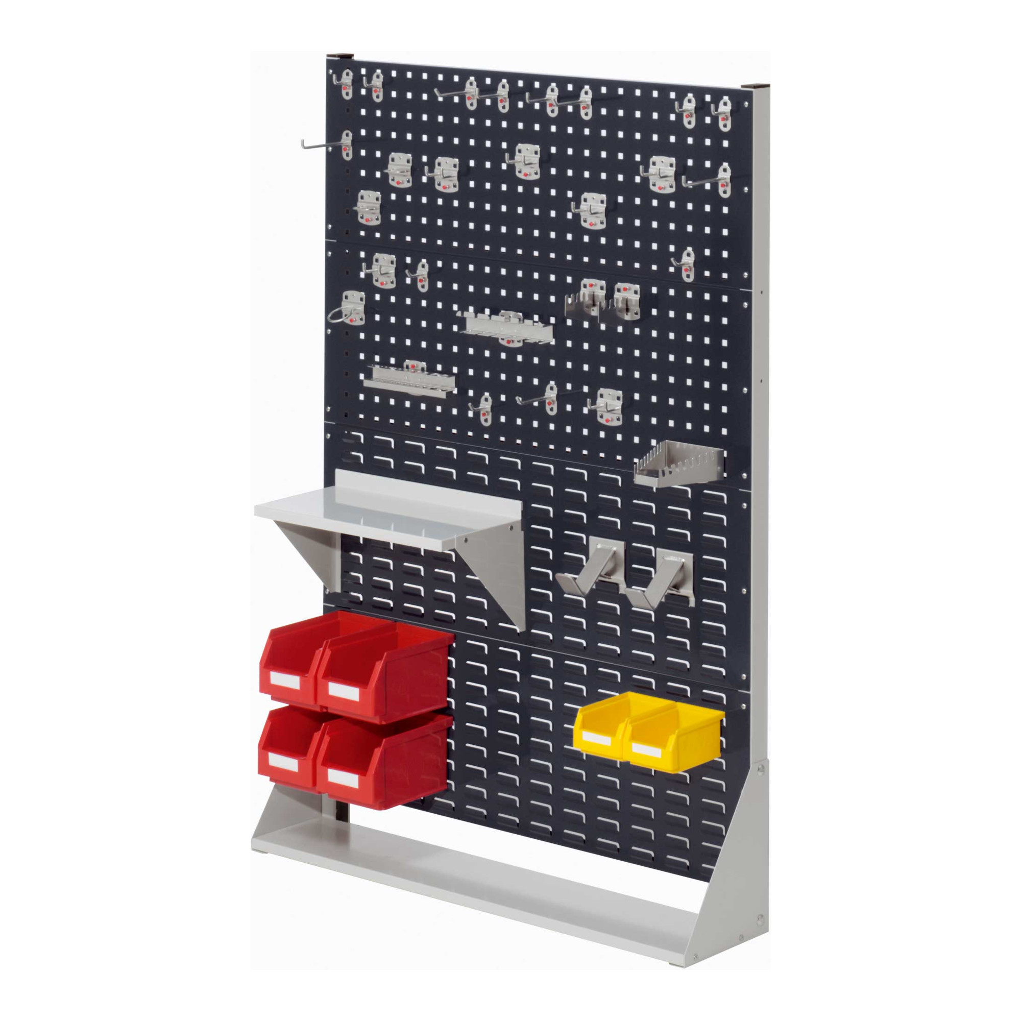 Kappes Stellwand RasterPlan Gr. 4 einseitig RAL 7035/7016 mit Ausstattung 1