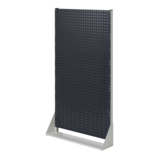 Kappes Stellwand RasterPlan Gr. 5 einseitig RAL 7035/7016 4 Loch-/1 Schlitzplatten