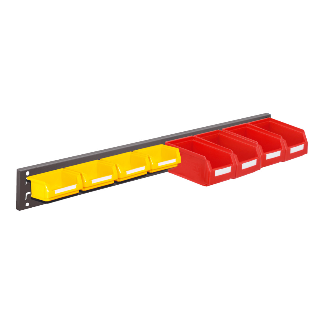 Kappes Wandschiene RasterPlan Schlitzplatten Set 14 RAL 7016
